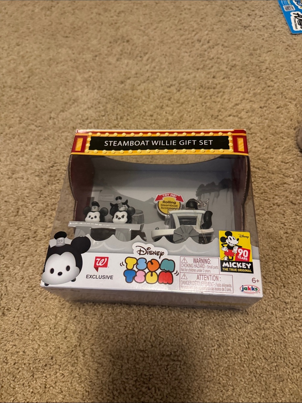 Disney Steamboat Willie Tsum Tsum Gift Set - Black & White Walgreens exclusive